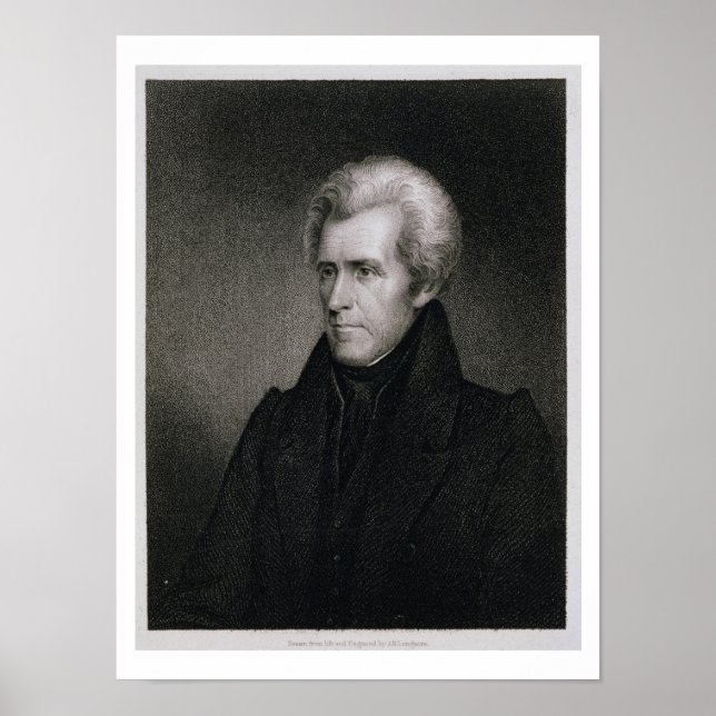 Andrew Jackson (Gravur) Poster (Vorne)
