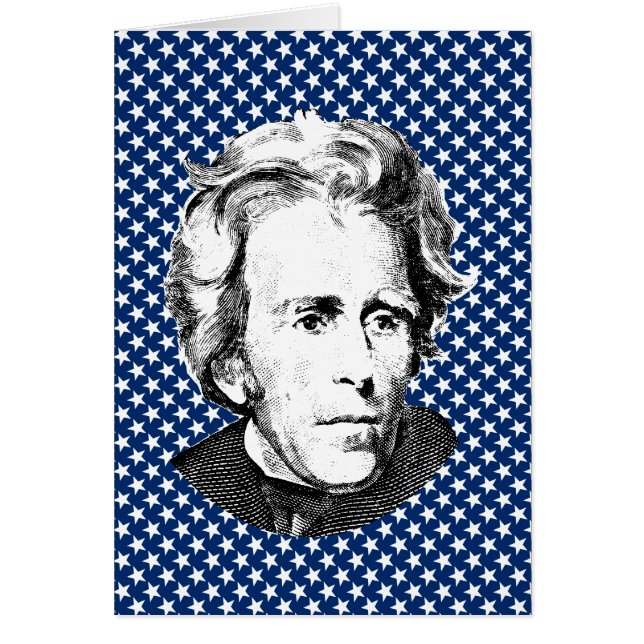 Andrew Jackson mit Stern-Hintergrund (Vorne)