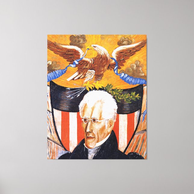 Andrew Jackson Portrait Leinwanddruck (Vorderseite)