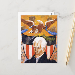 Andrew Jackson Portrait Postkarte
