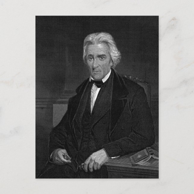 Andrew Jackson Postkarte (Vorderseite)
