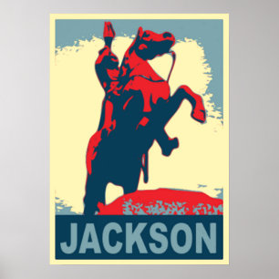 Andrew Jackson Statue New Orleans Poster