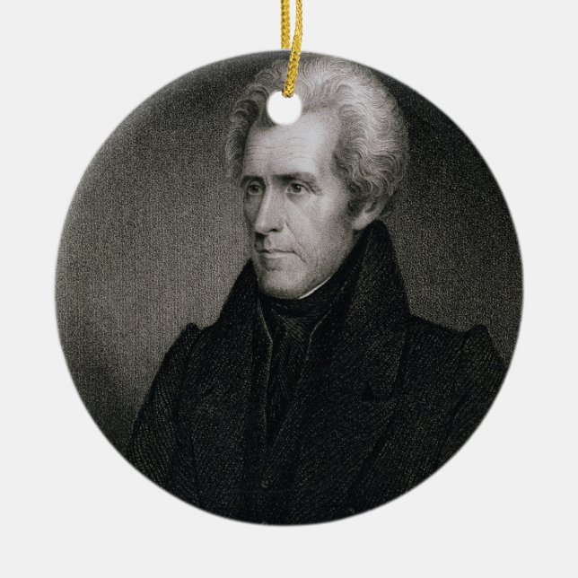 Andrew Jackson (Stich) Keramikornament (Vorne)