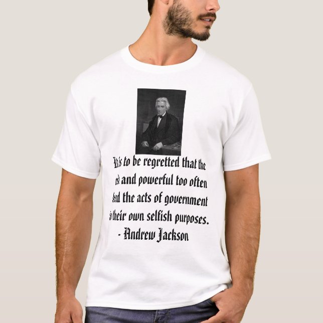 Andrew Jackson T-Shirt (Vorderseite)