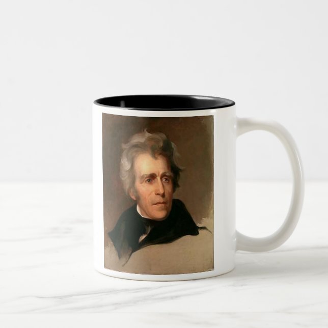 Andrew Jackson Zweifarbige Tasse (Rechts)