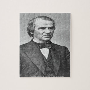 Andrew Johnson 17. Präsident von Amerika. Puzzle