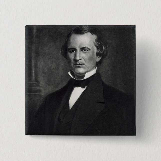 Andrew Johnson (1808-75), 17. Präsident der UNO Button (Vorderseite)