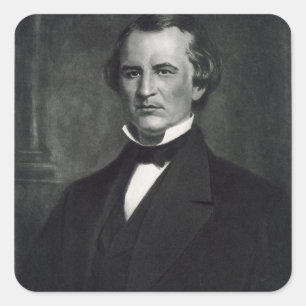 Andrew Johnson (1808-75), 17. Präsident der UNO Quadratischer Aufkleber