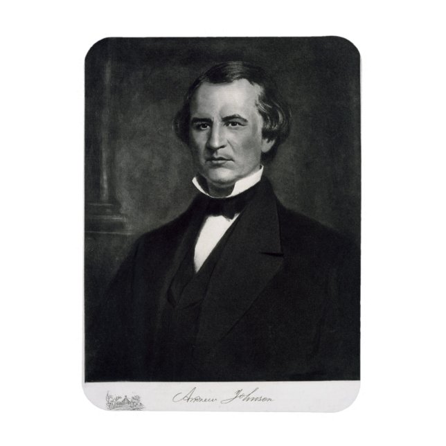 Andrew Johnson (1808-75), 17. Präsident der Verein Magnet (Vertikal)