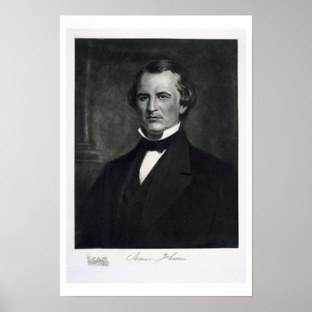 Andrew Johnson (1808-75), 17. Präsident der Verein Poster (Vorne)