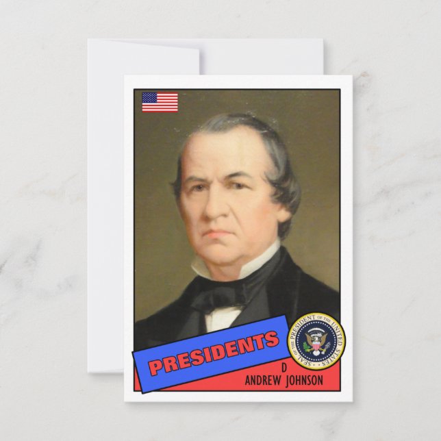 Andrew Johnson Baseball Card (Vorderseite)