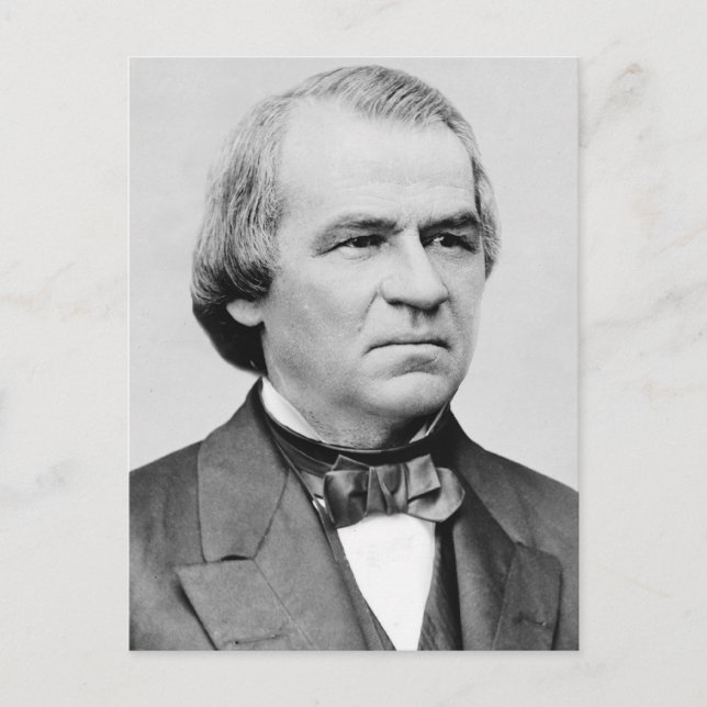 Andrew Johnson Postkarte (Vorderseite)