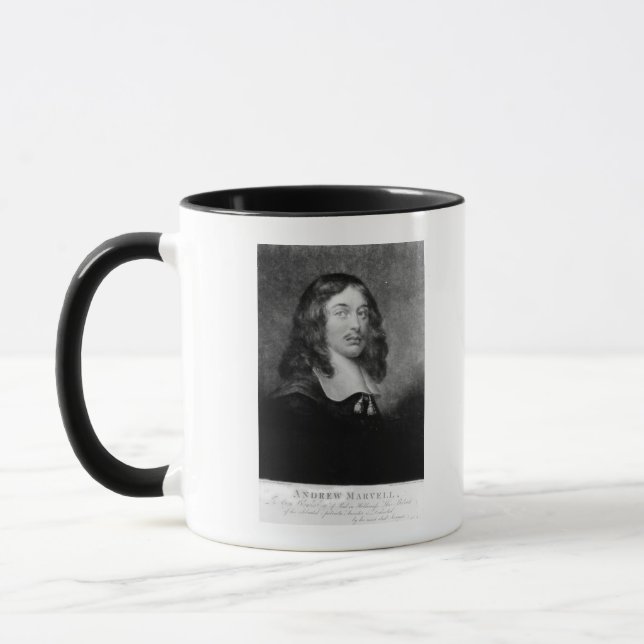 Andrew Marvell, graviert von John-RAPHAEL-Smith Tasse (Links)