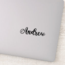 Andrew Name - Handgeschriebene Kalligrafie Aufkleber