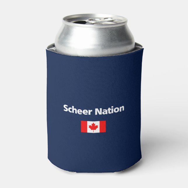 Andrew Scheer Nation Conservative Canada Flag Dark Dosenkühler (Kanne Vorderseite)