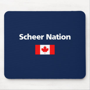 Andrew Scheer Nation Conservative Canada Flag Dark Mousepad