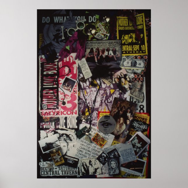 Andrew Wood Collage Poster (Vorne)