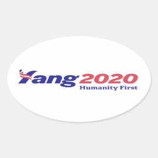 Andrew Yang 2020 Ovaler Aufkleber