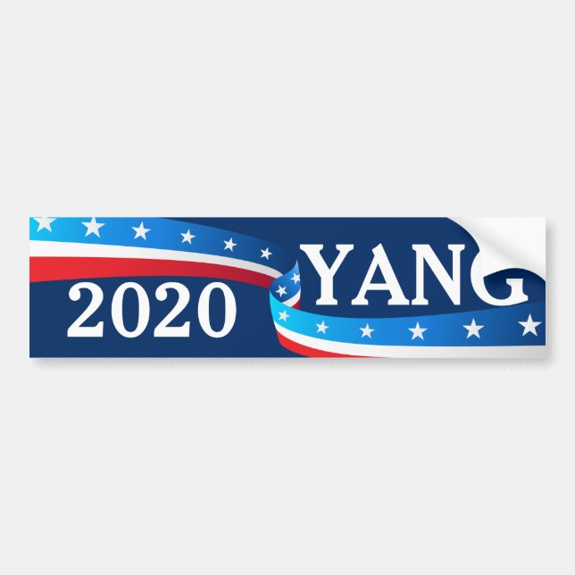 Andrew Yang 2020 Präsident Autoaufkleber (Vorne)