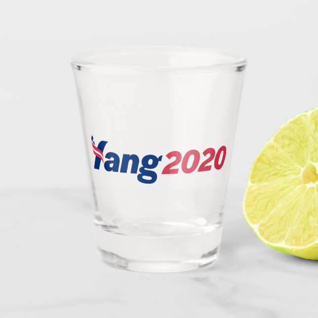 Andrew Yang 2020 Schnapsglas (Vorderseite)