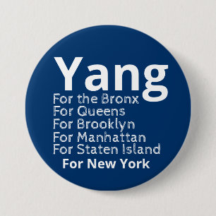 Andrew Yang für Bürgermeister Button