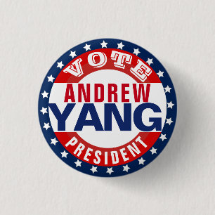 Andrew Yang für Präsident Button