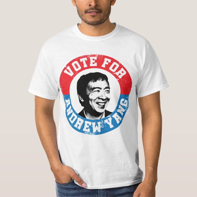 Andrew Yang für T - Shirt 2020 (Vorderseite)