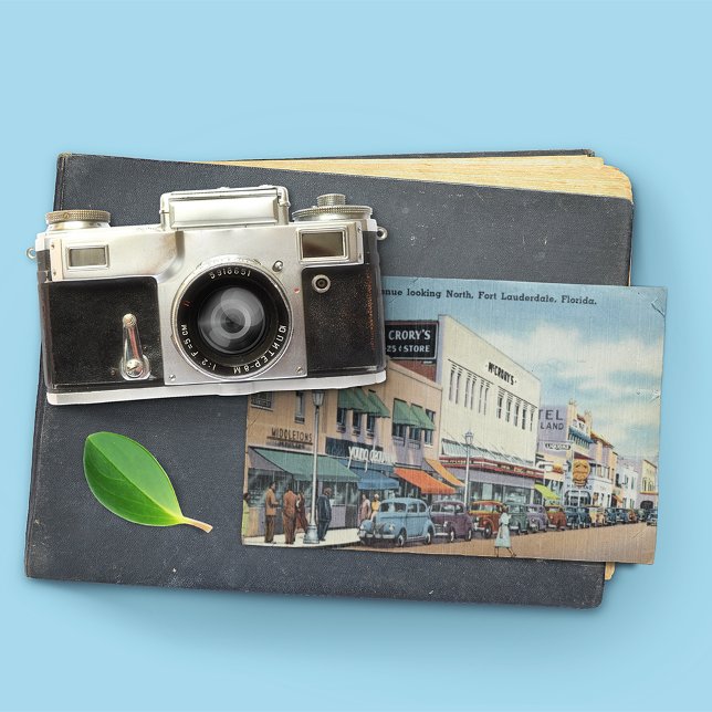 Andrews Avenue in Fort Lauderdale, Florida Postkarte (Von Creator hochgeladen)