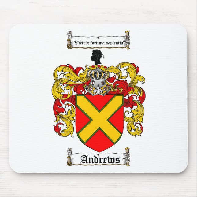 ANDREWS-FAMILIENWAPPEN - ANDREWS-WAPPEN MOUSEPAD (Vorne)