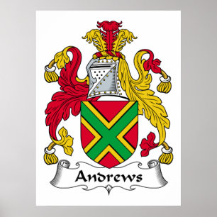 Andrews Familienwappen Poster