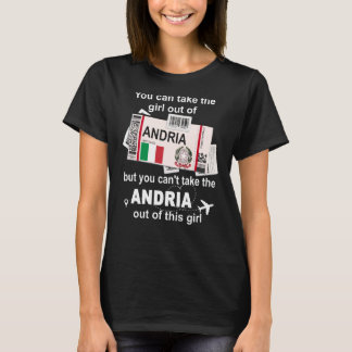 Andria Boarding Pass Andria Girl Andria T-Shirt