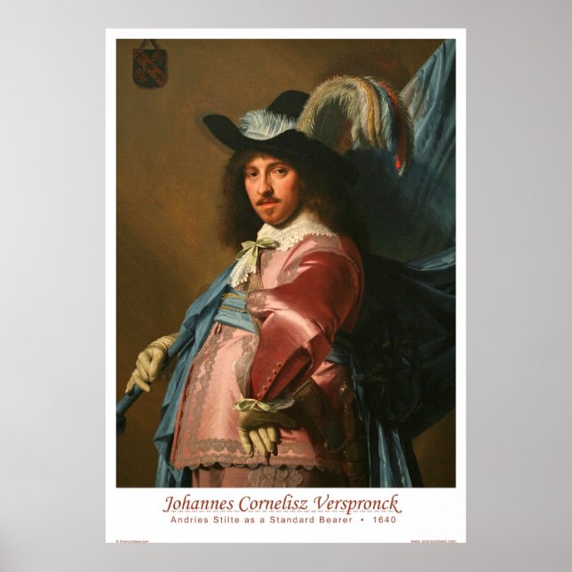 Andries Stilte als Standardträger Poster (Vorne)