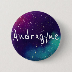 Androgyne Customizable Galaxy Identity Button