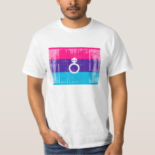 ANDROGYNE FLAGGE UND SYMBOL T-Shirt