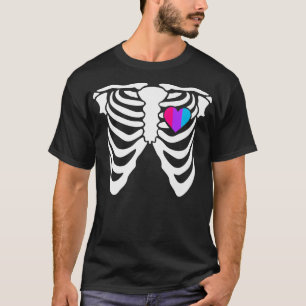 Androgyne Gay Skeleton Nichtbinär Geschlecht  T-Shirt