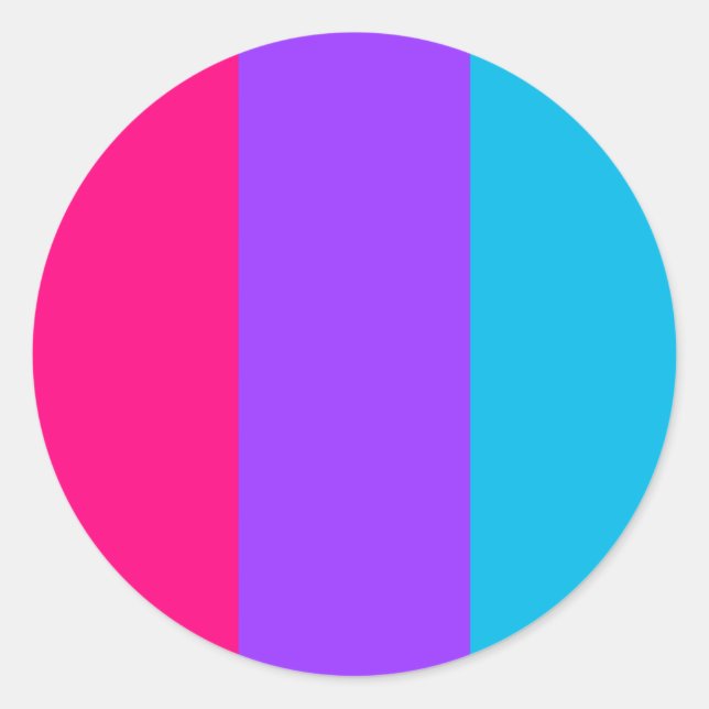 Androgyne Pride Circle Aufkleber (Vorderseite)