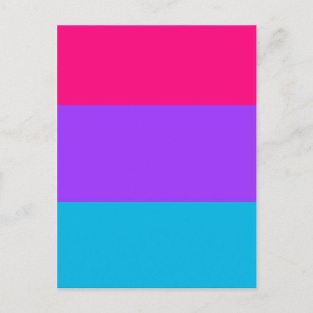 Androgyne Pride Flag  Postkarte (Vorderseite)