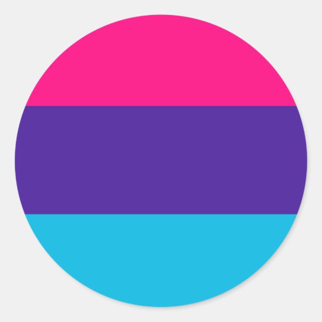 Androgyne Pride Flag Runder Aufkleber (Vorderseite)
