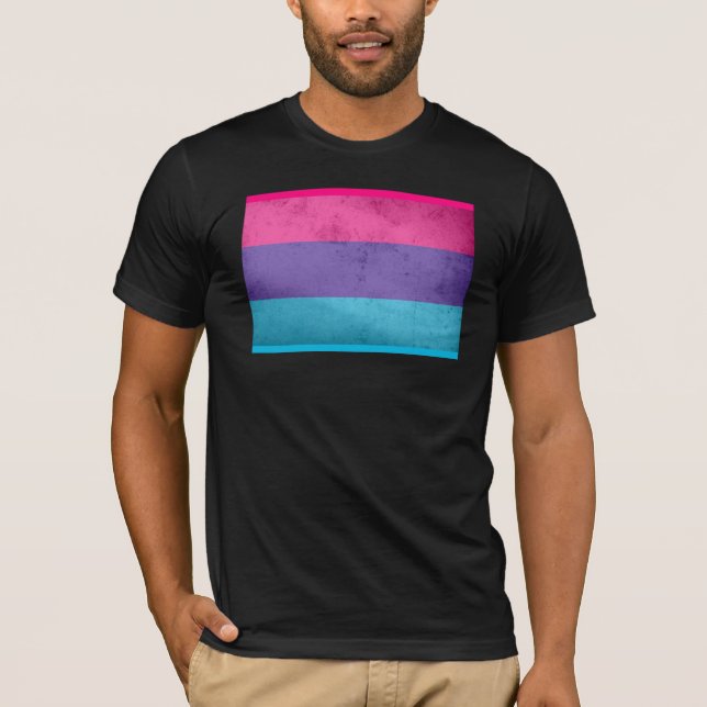 ANDROGYNE PRIDE FLAG T-Shirt (Vorderseite)