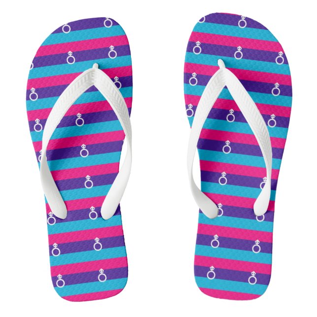 Androgyne Pride Flip Flops (Fußbett)