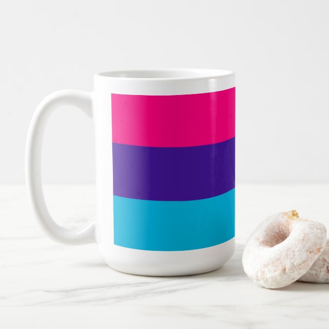 Androgyne-Pride Kaffeetasse (Mit Donut)