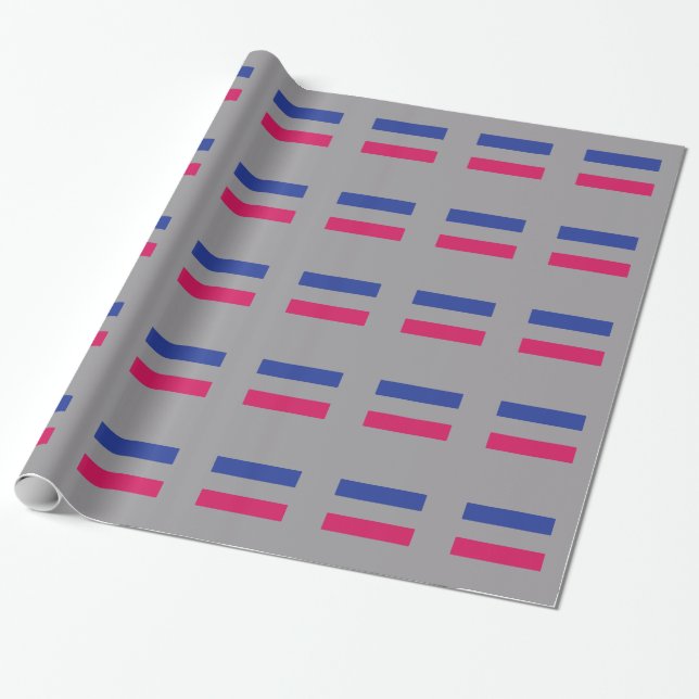 ANDROGYNE STOLZ-PATTERN GESCHENKPAPIER (Ungerollt)