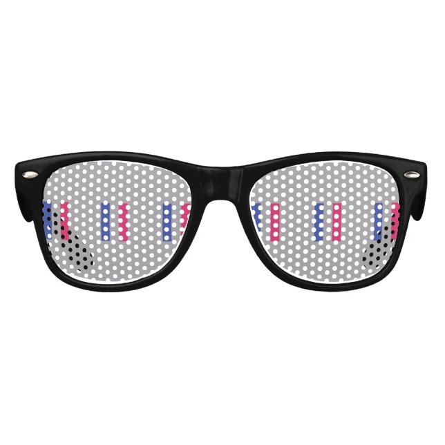 ANDROGYNE STOLZ-PATTERN SONNENBRILLE (Vorderseite)