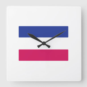 ANDROGYNE SYMBOLIK QUADRATISCHE WANDUHR