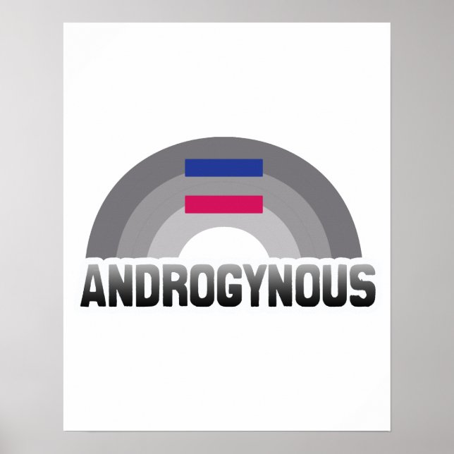 ANDROGYNER REGENBOGEN POSTER (Vorne)