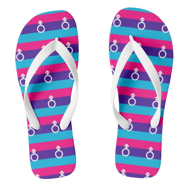 Androgynes Stolz Flip Flops (Fußbett)