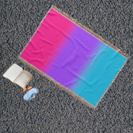 Androgynes Stolz-Gradient - Geschenk für Androgyne Decke
