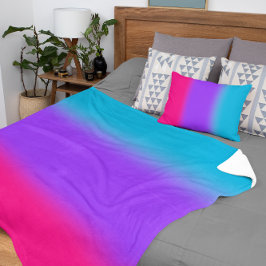 Androgynes Stolz-Gradient - Geschenk für Androgyne Sherpadecke