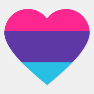 Androgynes Stolzflagge Herz-Aufkleber