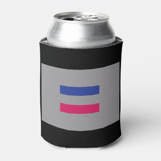ANDROGYNISCHE STOLZ-FLAGGE DOSENKÜHLER (Kanne Vorderseite)